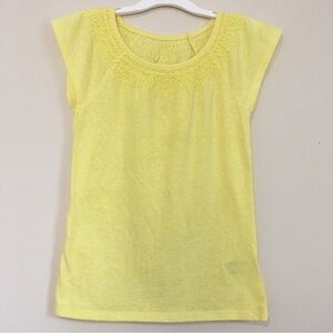 CIRCO little girls Tee yellow crew neck short sleeve T-shirt